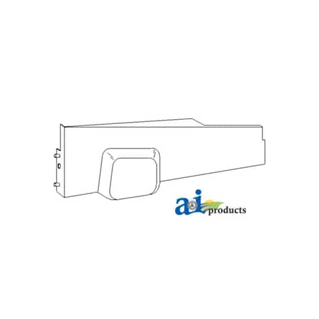 A & I Products Shield, Side (LH) 25" x9" x2.5" A-AR59704